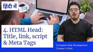 HTML Tutorial Title Script Link amp Meta Tags  Web Development Tutorials 4 [upl. by Papagena931]