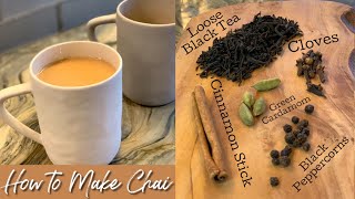 How To Make Chai Tea  Indian Tea [upl. by Virgina]