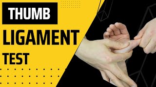 Thumb Ulnar Collateral Ligament Test for UCL Thumb Assessment [upl. by Idner723]