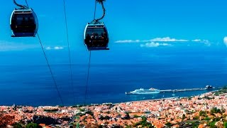 Funchal Cable Car in Madeira Island [upl. by Sillsby]