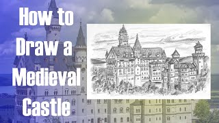 How to Draw a Medieval Castle [upl. by Fisher509]