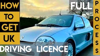 UK DRIVING LICENCE  FULL PROCESS EXPLAINED [upl. by Enar66]