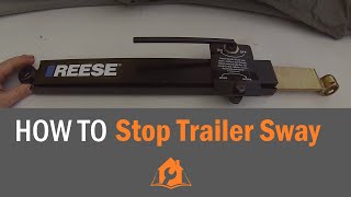 HOW TO Stop Trailer Sway [upl. by Koerner]