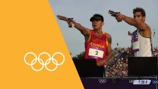 Modern Pentathlon  A Brief History  90 Seconds Of The Olympics [upl. by Retsehc]