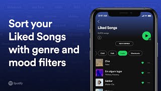 How to filter Liked Songs on Spotify [upl. by Lyrehs]