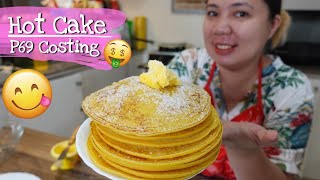 HOT CAKE pang Negosyo Recipe with Costing [upl. by Eeralih]