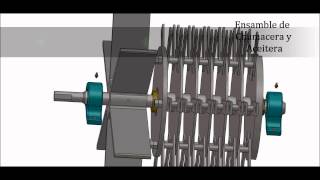 Maquina Trituradora SolidWorks 2010 [upl. by Eytak905]