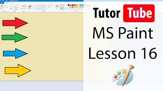 MS Paint Tutorial  Lesson 16  Fill Color Options [upl. by Golter]