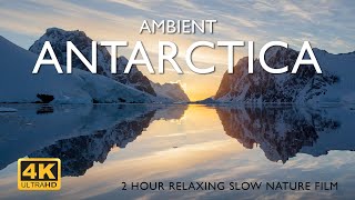 Ambient Antarctica 4K  2hour relaxing slow nature film [upl. by Pegasus]