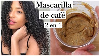 Hidratación  Crecimiento con café  Mascarilla casera  FRIZZYDESI [upl. by Noirb983]