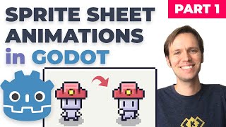 How to animate Sprite Sheets in Godot using AnimationPlayer beginner tutorial [upl. by Elie]