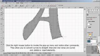 Embird Digitizing Tools Digitizing with auto column [upl. by Sulohcin]