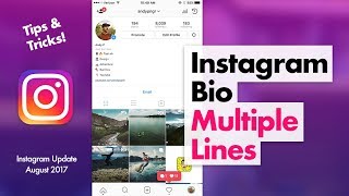 How to Edit Instagram Bio  Multiple Lines Tips amp Tricks [upl. by Emirak]