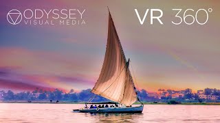 Sail the Nile River Egypt Virtual Tour  VR 360° Travel Experience [upl. by Asirahc]