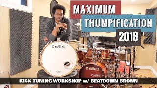 TUNE YOUR BASS DRUM QUICK amp EASY  Kick Tuning Workshop [upl. by Kunz891]