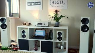 Amphion Argon Speakers Hegel Integrated Amplifier  Bristol HiFi Show 2019 [upl. by Inamik]