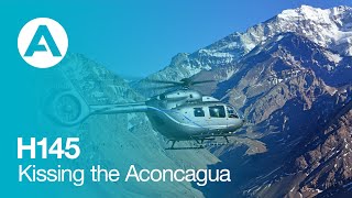 Airbus H145  Kissing the Aconcagua [upl. by Gwenette]