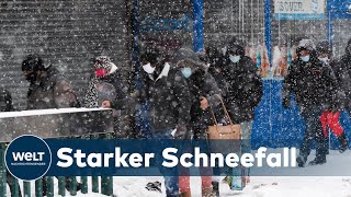 SCHNEEGESTÖBER New York City droht der heftigste Wintersturm seit Jahren [upl. by Jarnagin]