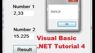 Visual Basic NET Tutorial 4  How to Create a Simple Calculator in Visual Basic [upl. by Mayes]