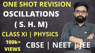 One Shot Revision  Oscillations  SHM  Class 11th Physics  CBSE  JEE  NEET [upl. by Hentrich496]