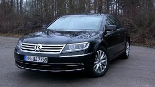 2015 VW Phaeton 30 V6 TDI 245 HP Test Drive [upl. by Jenei825]