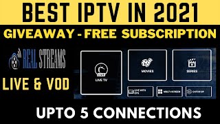 Top new IPTV Service in 2021  Real Streams TV Review  No IP Lock [upl. by Hembree]