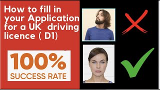 How to fill in your Application for a UK driving license  D1 [upl. by Brok560]