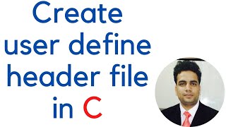 create your own header file in c Language [upl. by Thibaut]