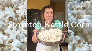 Stovetop Kettle Corn [upl. by Alyahc]