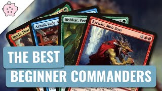 The Best Commanders for Beginners  EDH  New Commander Players  Magic the Gathering  Commander [upl. by Robins]