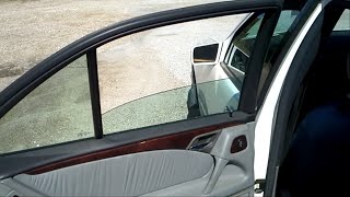 Mercedes Window Temporary Fix E320 E430 W210 [upl. by Dewees]