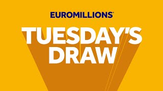 The National Lottery EuroMillions draw results from Tuesday 09 April 2024 [upl. by Ekyt4]