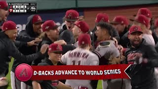 DIAMONDBACKS ADVANCE TO THE WORLD SERIES  2023 MLB Postseason [upl. by Eralcyram]