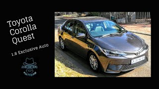 Toyota Corolla Quest 18 Exclusive Auto Test Review [upl. by Nitsug550]