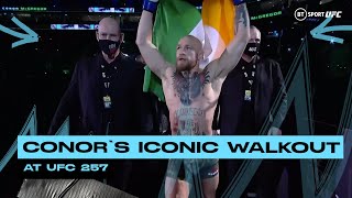 Conor McGregors iconic walkout at UFC 257 [upl. by Inaja495]