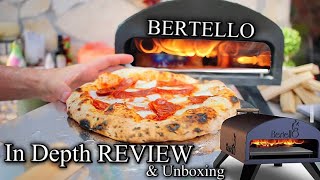 BERTELLO PIZZA OVEN Wood amp Gas  In Depth Review And Unboxing [upl. by Virgilia]