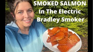 SMOKED SALMON AND BRINE RECIPE IN THE ELECTRIC BRADLEY SMOKER [upl. by Enyledam]