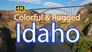 Colorful amp Rugged IDAHO  a 4K Travel Guide [upl. by Yecats]