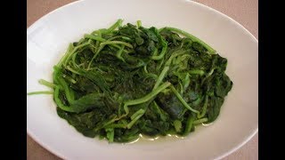 Easiest Cooked Spinach Ever [upl. by Neerak]