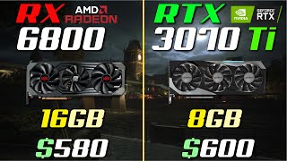 RTX 3070 Ti vs RX 6800  1440p Gaming [upl. by Enar]