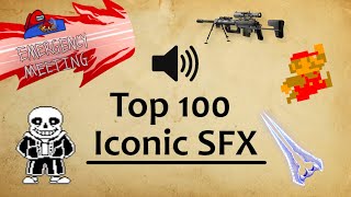 100 Most Iconic Video Game Sound Effects 19802019 [upl. by Ueihtam]