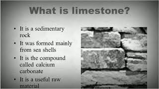 What is limestone [upl. by Lucina]