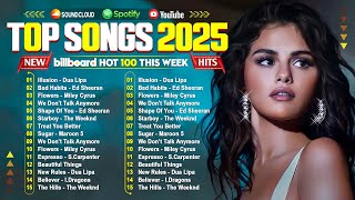 Selena Gomez Ed Sheeran Adele The Weeknd Dua Lipa Maroon 5  Billboard Hot 100 [upl. by Araeic]