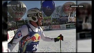 Alpine ski 2004 Kitzbuhel Abfahrt [upl. by Watson]