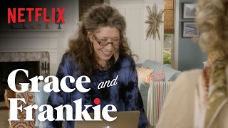 Grace and Frankie  Season 2  Bloopers  Netflix [upl. by Noryak]