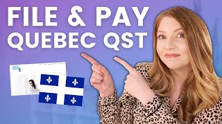 How to File Your Quebec QST  Small Business Sales Tax in Canada [upl. by Lindner804]