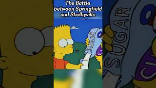 The Battle between Springfield and Shelbyvillesimpsons [upl. by Bertilla140]