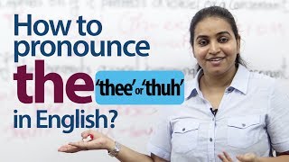 How to Pronounce quotthequot in English  English Pronunciation amp Grammar lesson [upl. by Adnirolc31]