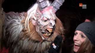 Schaurige Tradition Der Krampuslauf  Euromaxx [upl. by Zetrac]