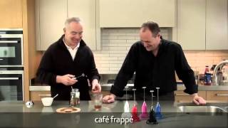 How to make a frappé coffee using an aerolatte milk frother [upl. by Silletram244]